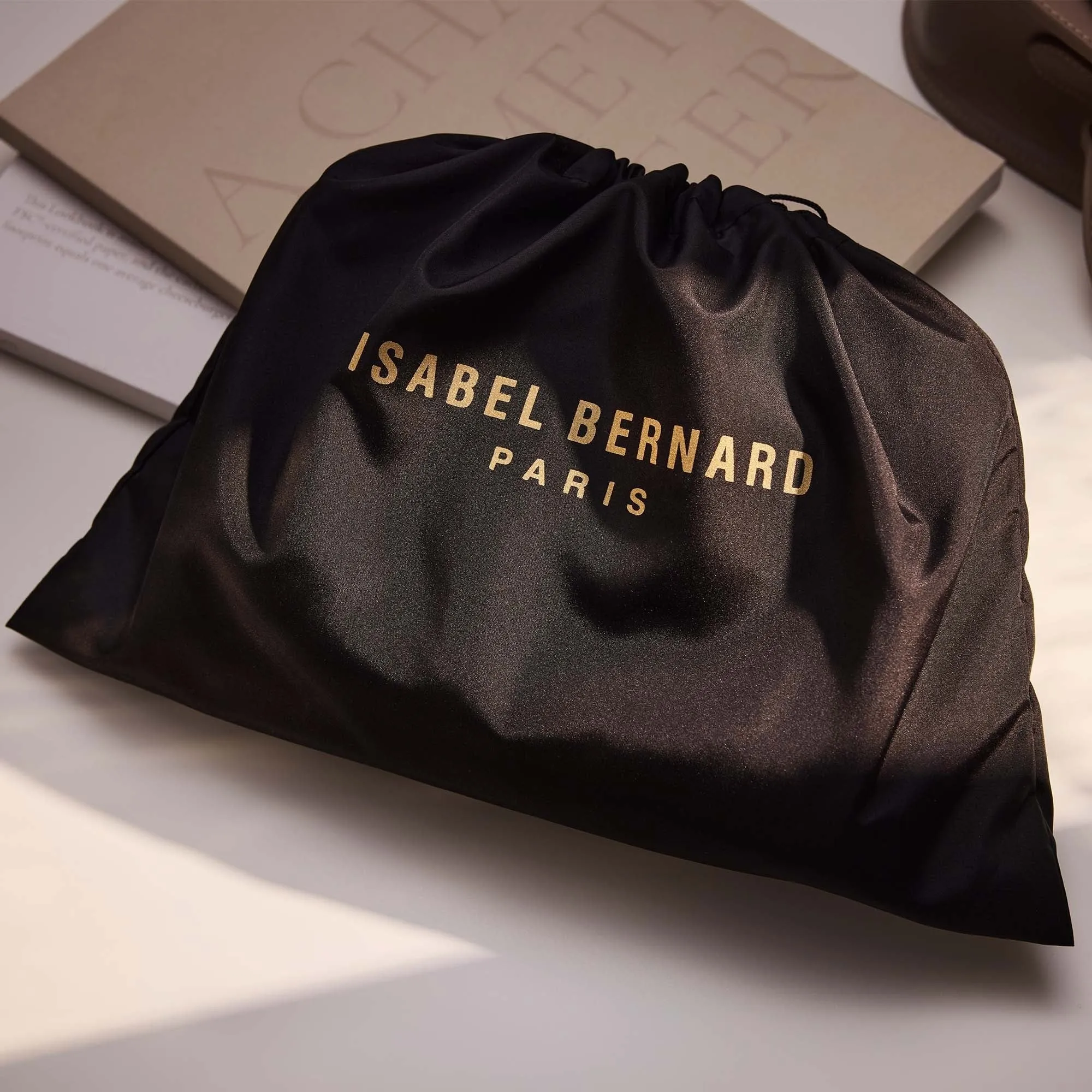 Cadeau d'Isabel camel calfskin leather shopper and zipper wallet gift set