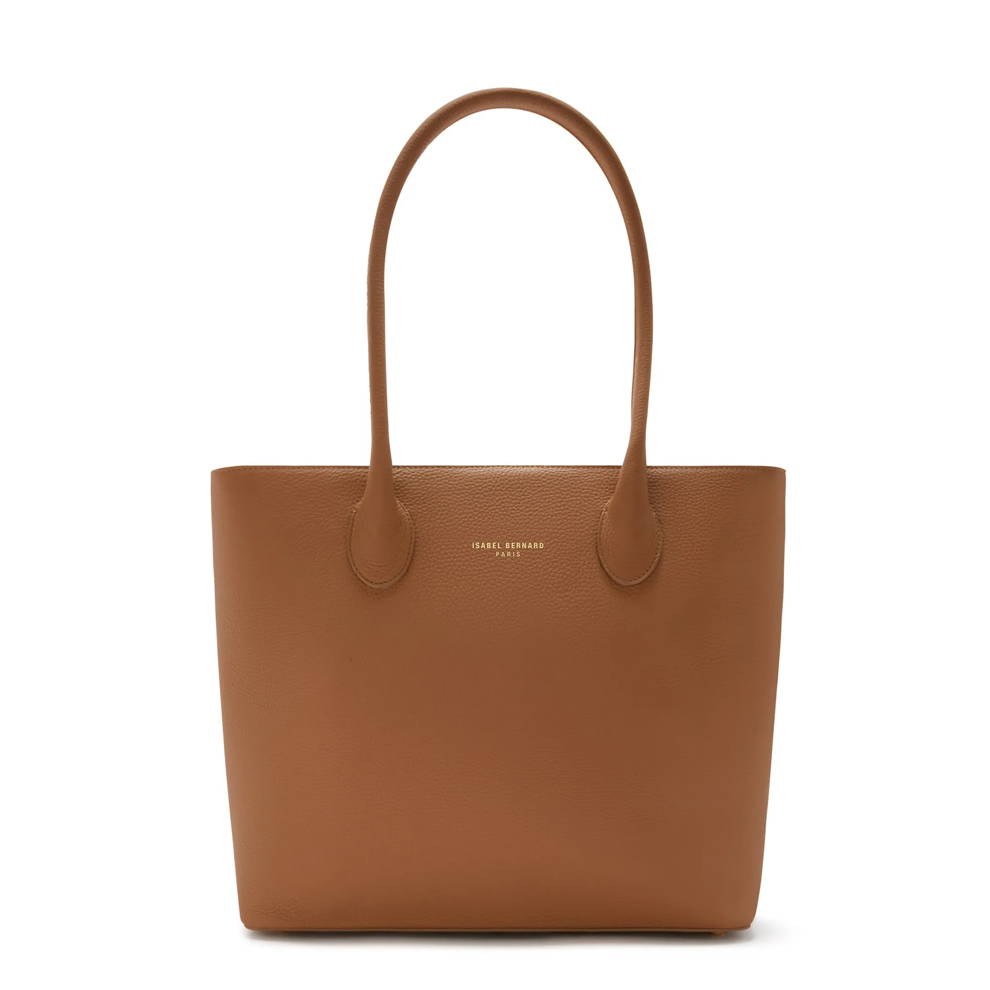 Cadeau d'Isabel camel calfskin leather shopper and zipper wallet gift set