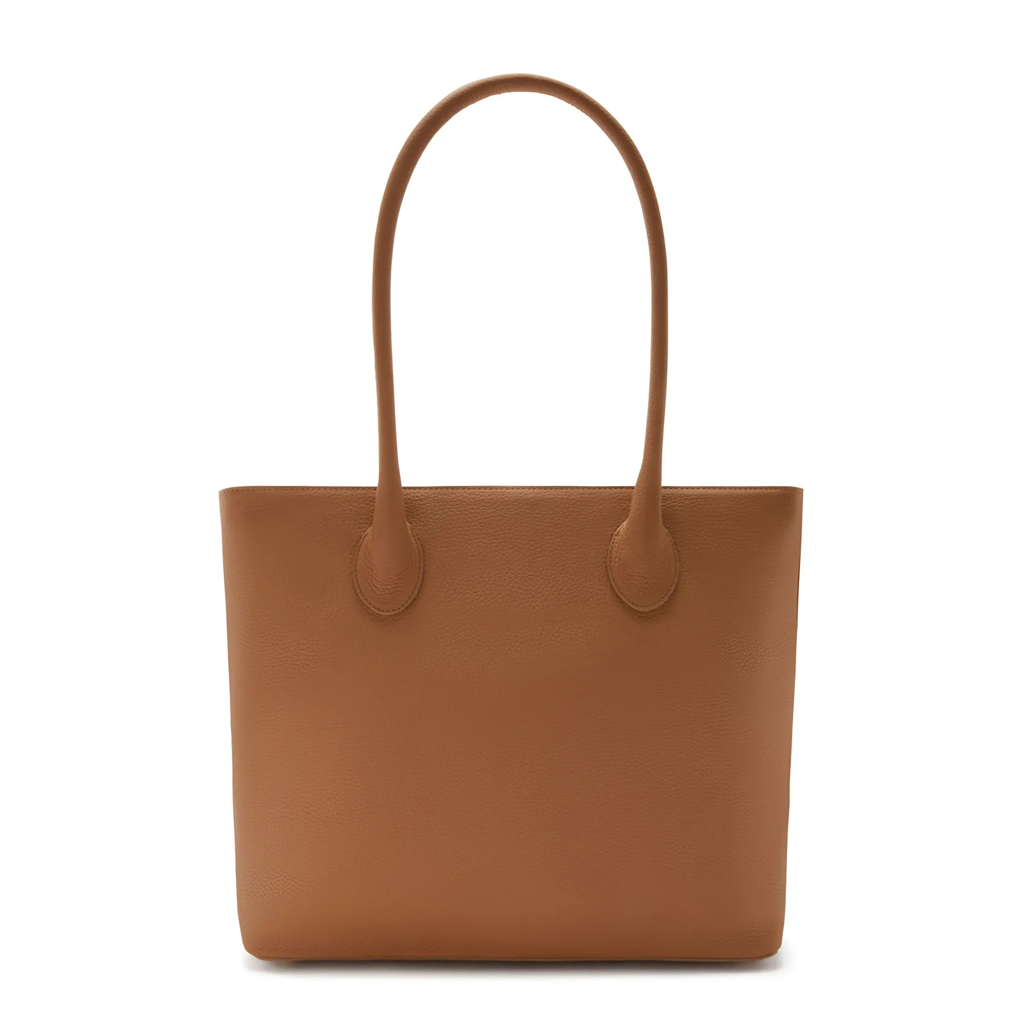Cadeau d'Isabel camel calfskin leather shopper and zipper wallet gift set
