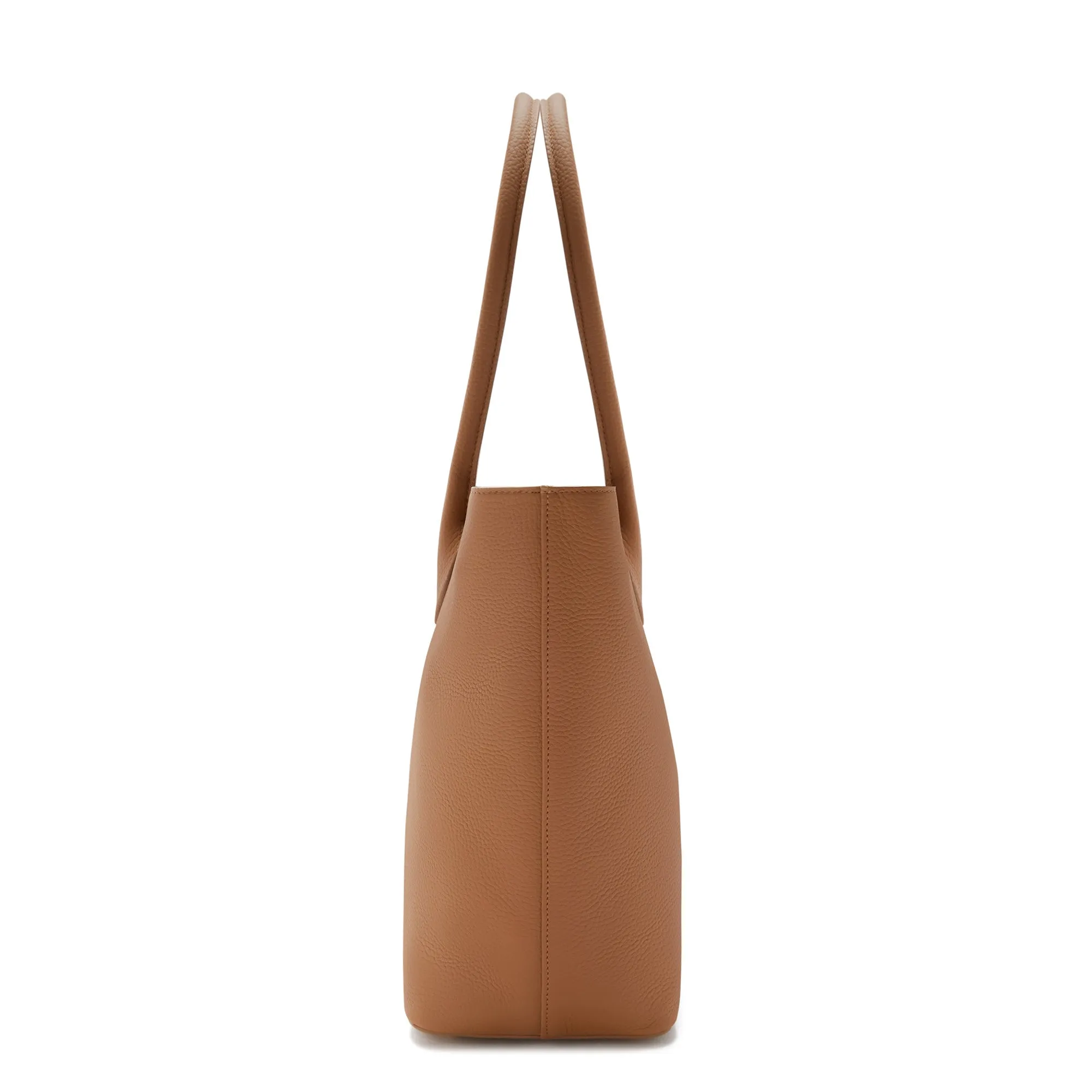 Cadeau d'Isabel camel calfskin leather shopper and zipper wallet gift set