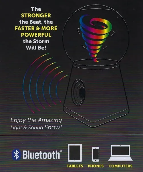 Captivating Sound Vortex Wireless Speaker – Multi Tech Audio! Sound Vortex Wireless Speaker is stronger with the beat. The louder is gets, the faster & more powerful the storm.