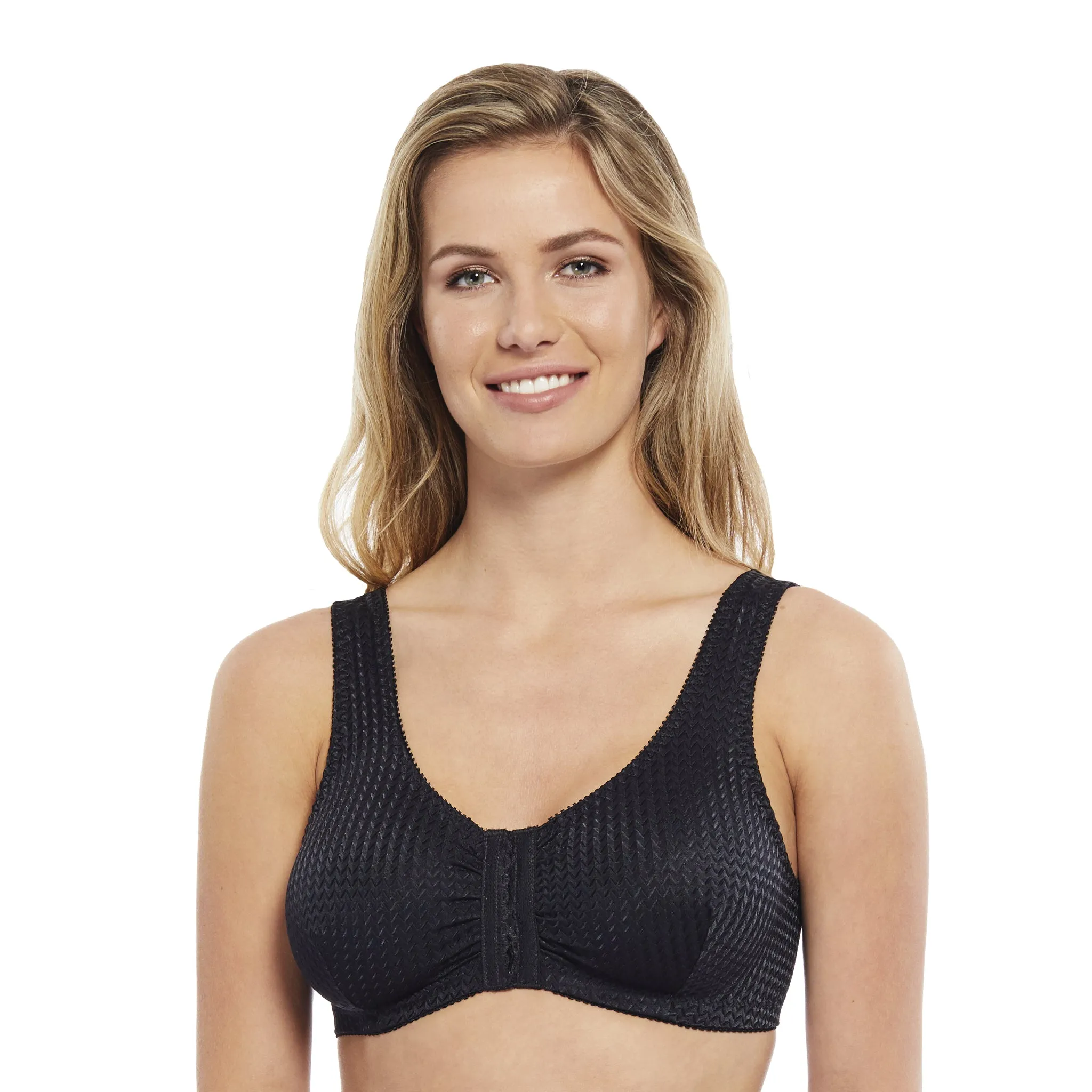 Carole Martin Full-Freedom Comfort Front Closure Bra for Women, Wireless
