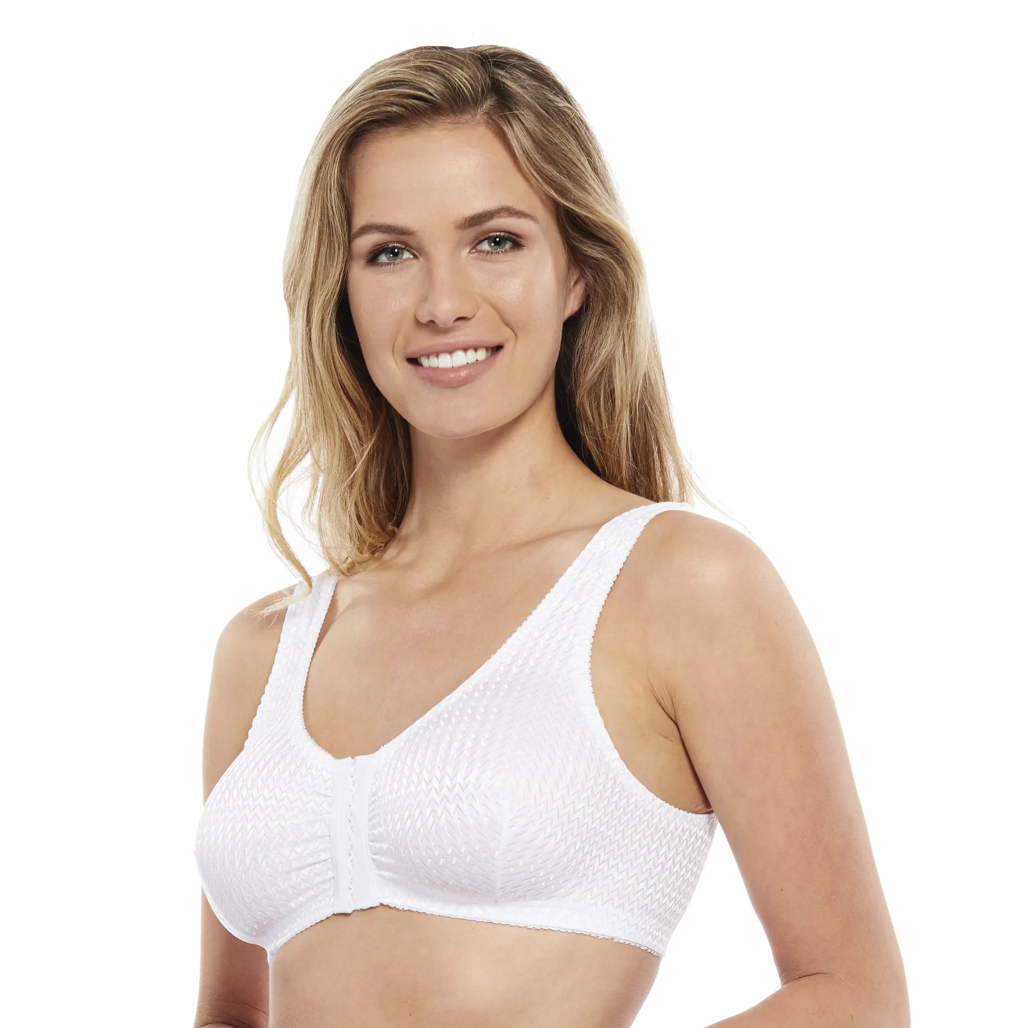Carole Martin Full-Freedom Comfort Front Closure Bra for Women, Wireless