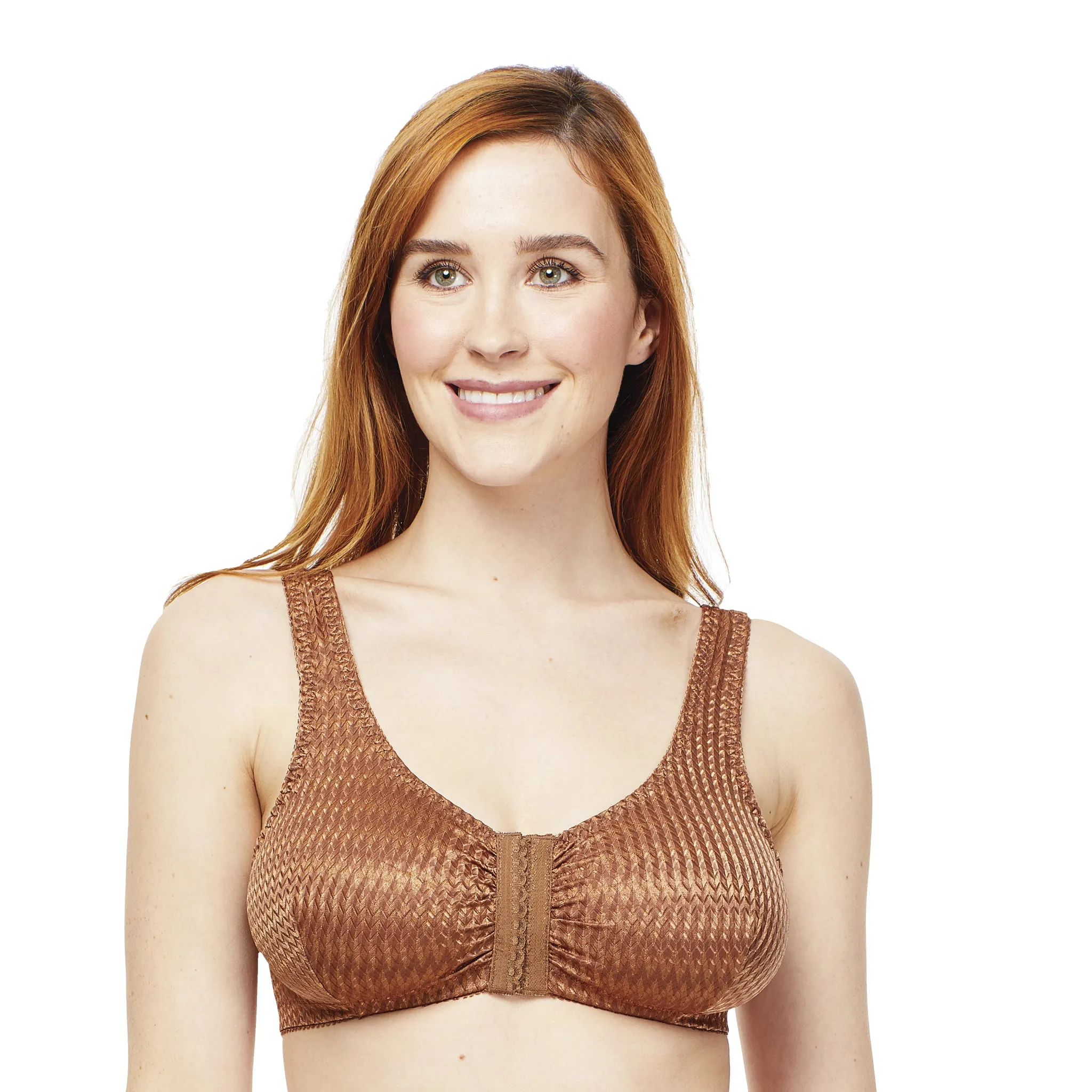 Carole Martin Full-Freedom Comfort Front Closure Bra for Women, Wireless