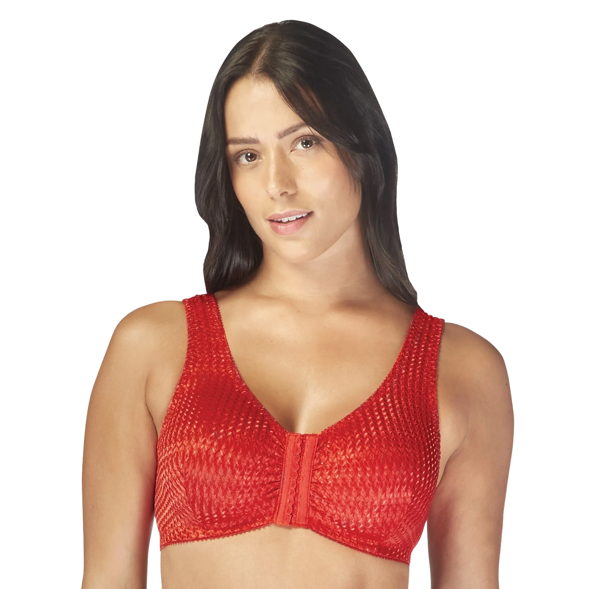 Carole Martin Full-Freedom Comfort Front Closure Bra for Women, Wireless