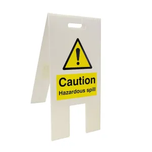 Caution Hazardous Spill A-Frame