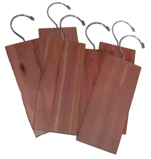 Cedar America Fresh Cut Natural Aromatic Cedar 2-Hang Ups - Lot of 4