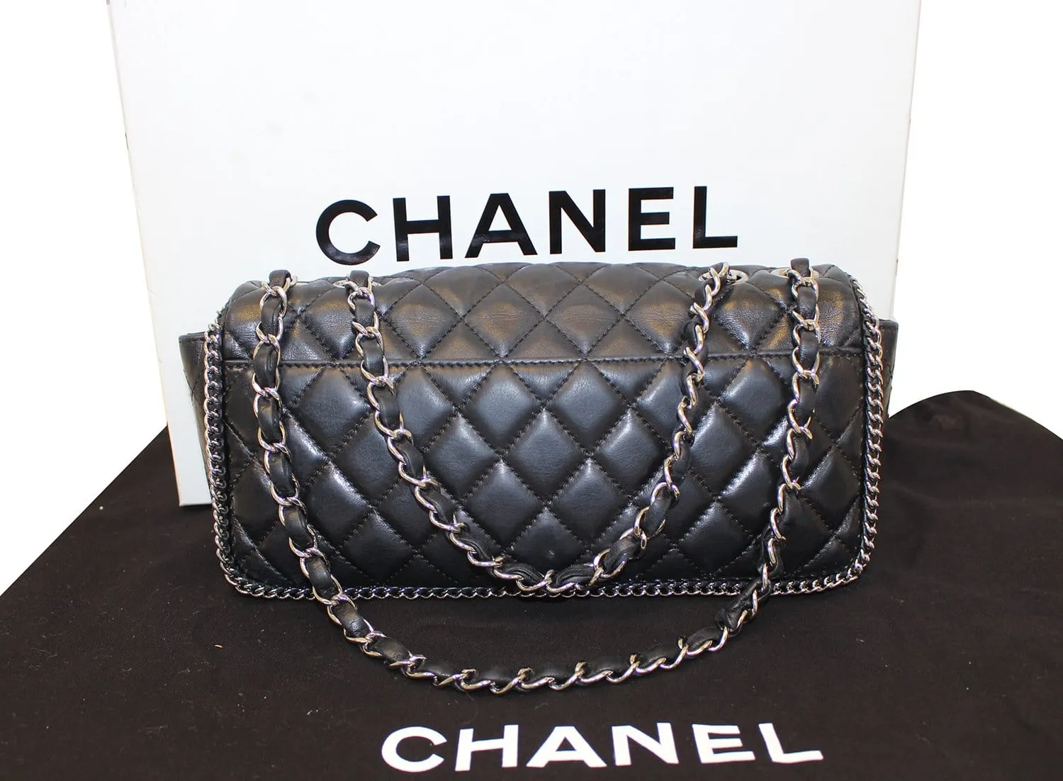 CHANEL Classic Flap Chain Trim Shoulder Bag