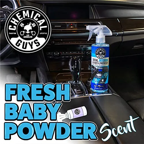 Chemical Guys SPI22016 Total Interior Cleaner and Protectant, Safe for Cars, Trucks, SUVs, Jeeps, Motorcycles, RVs & More, 16 fl. oz