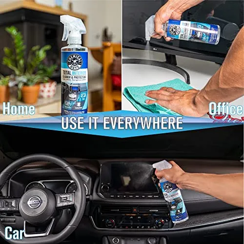 Chemical Guys SPI22016 Total Interior Cleaner and Protectant, Safe for Cars, Trucks, SUVs, Jeeps, Motorcycles, RVs & More, 16 fl. oz