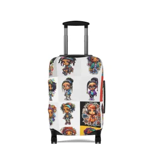 Chibi Girl Streetwear Luggage Cover