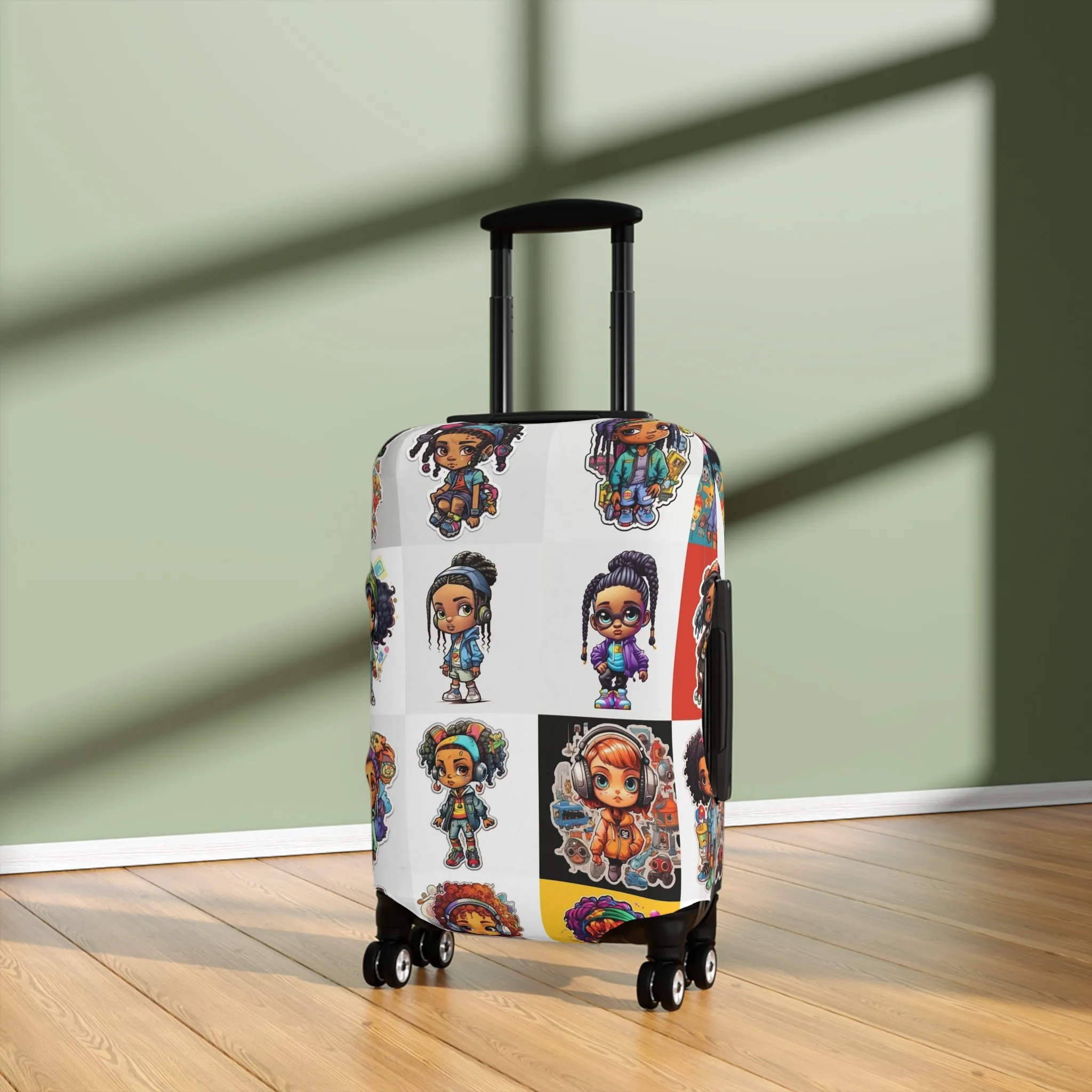 Chibi Girl Streetwear Luggage Cover