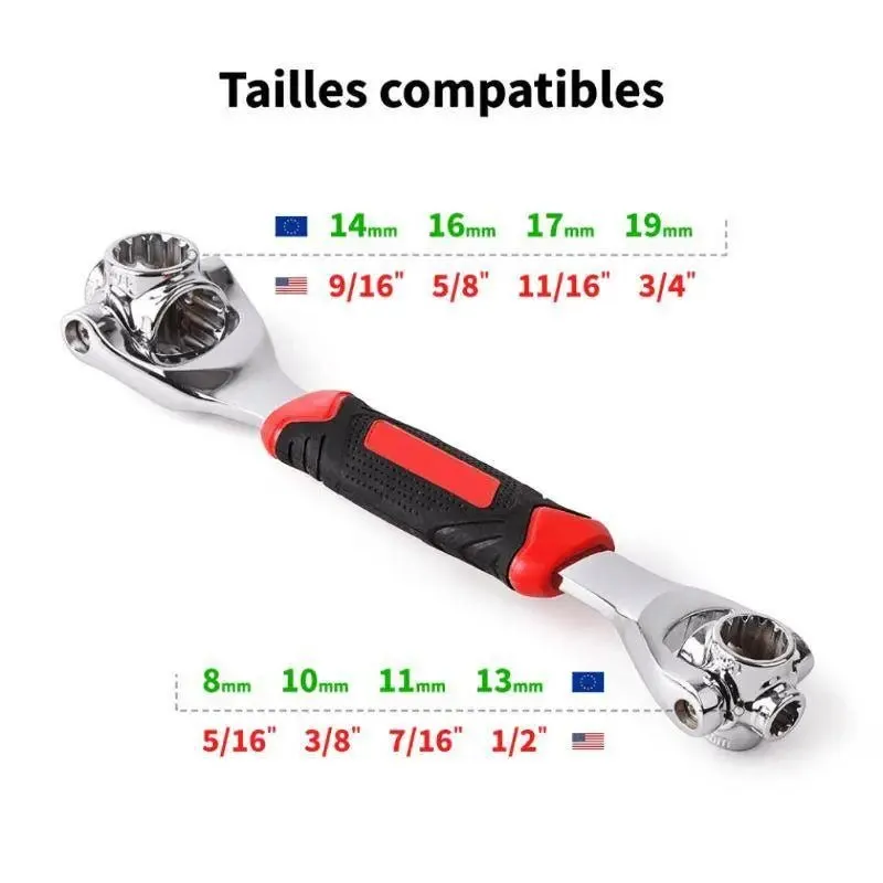 Clé Tigre -  50 outils en 1