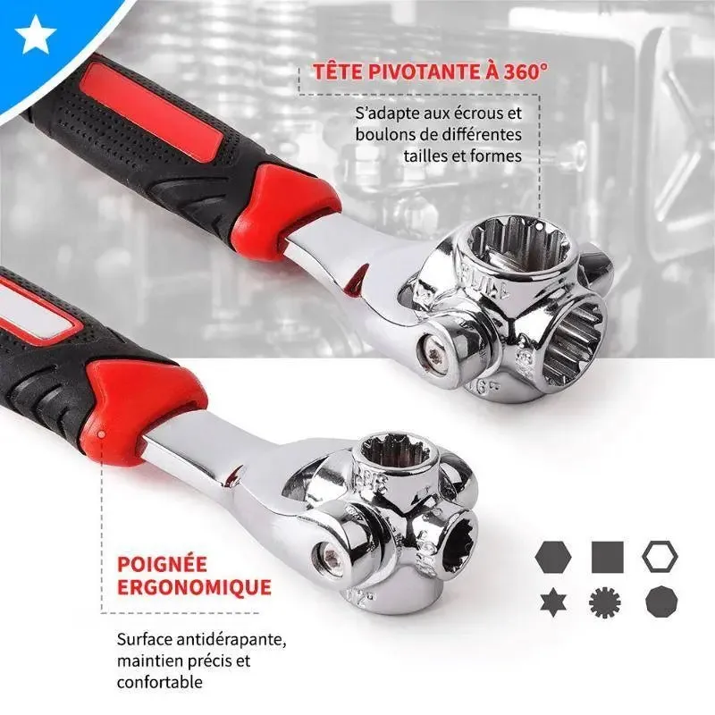 Clé Tigre -  50 outils en 1