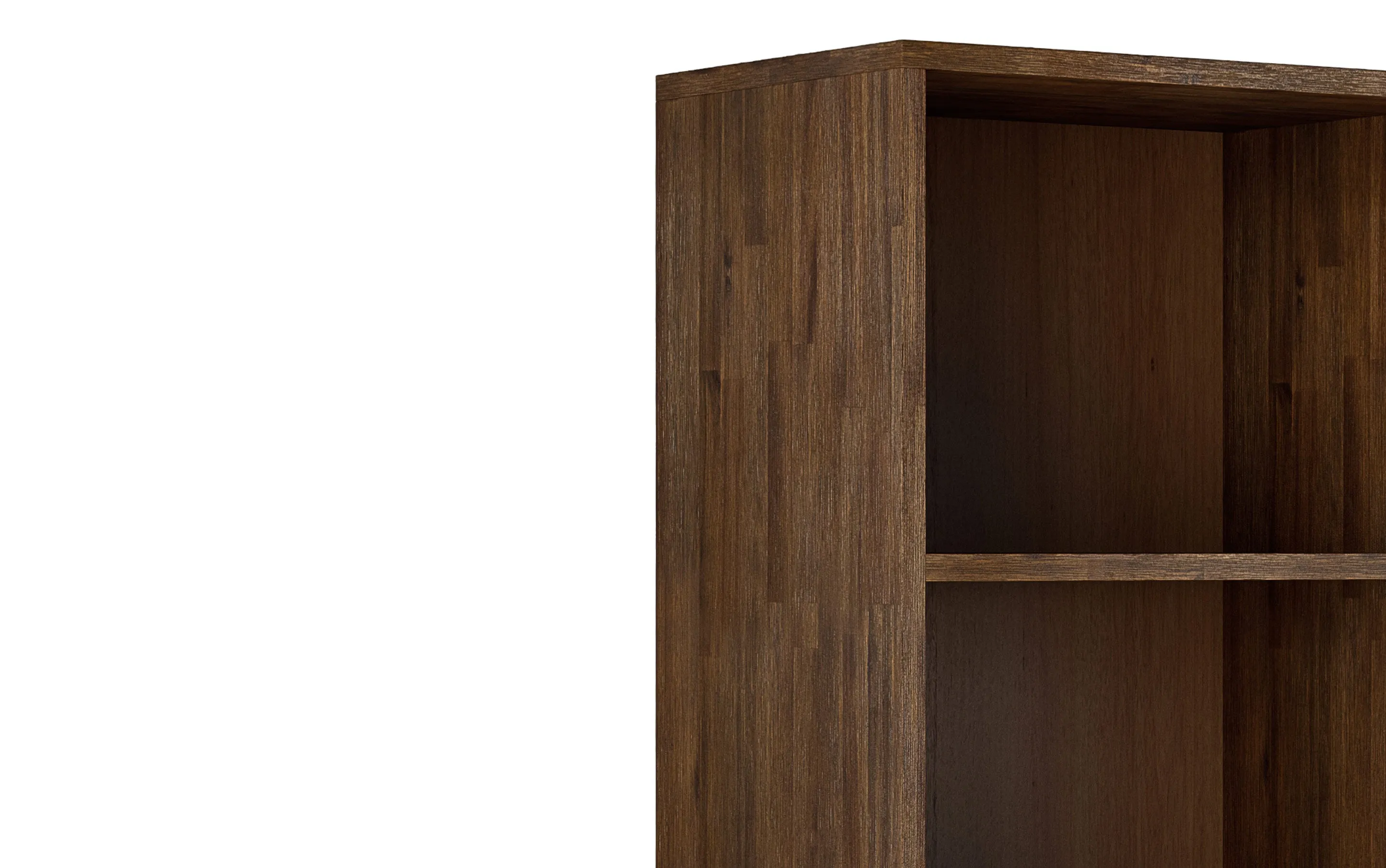 Clarkson Bookcase with Storage in Acacia