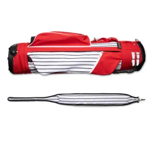Classic Stand Bag - Red Pinstripe