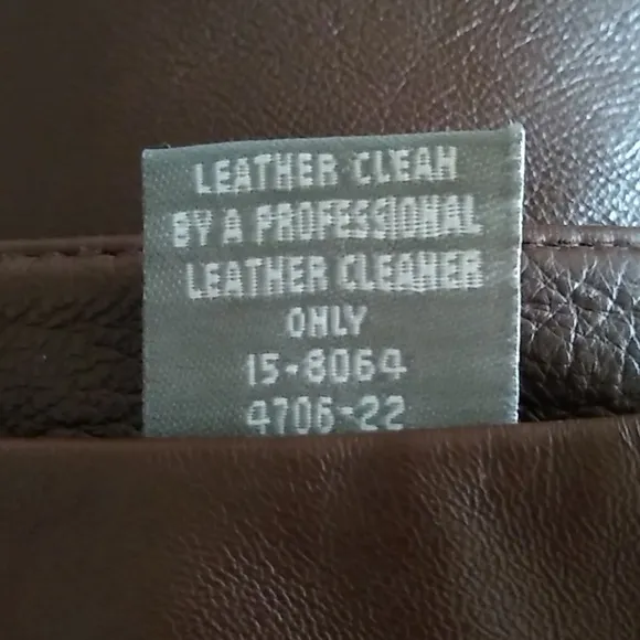 Clifford &amp; Wills brown leather skirt, Size 6