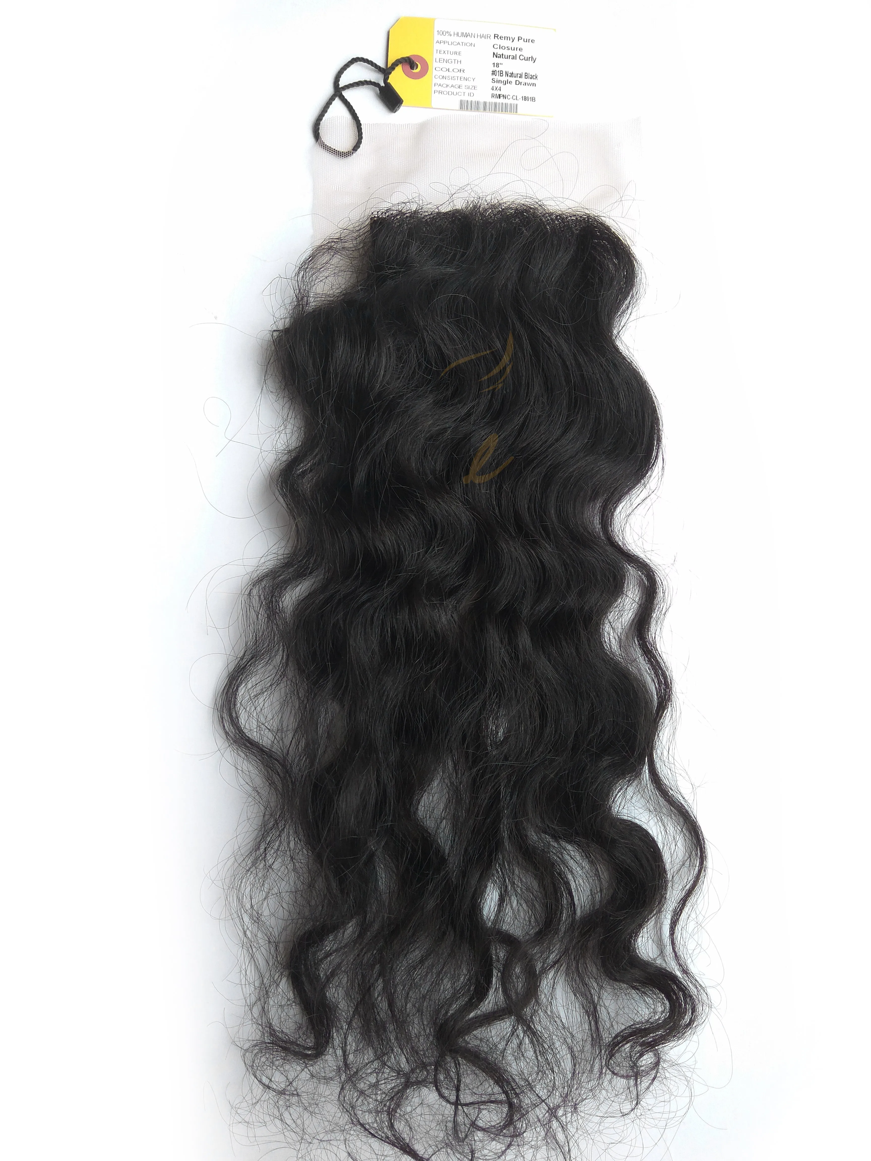 Closure 5 X 5 HD Lace - Natural Curly