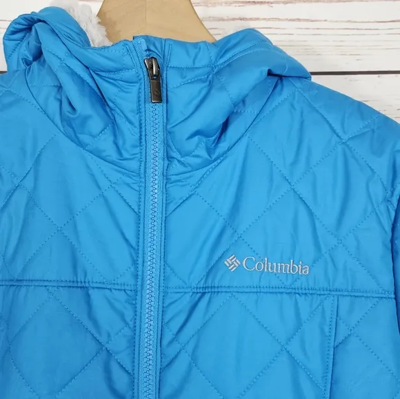 Columbia | Copper Crest Blue Fleece Lined Hooded Jacket