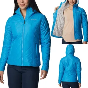 Columbia | Copper Crest Blue Fleece Lined Hooded Jacket