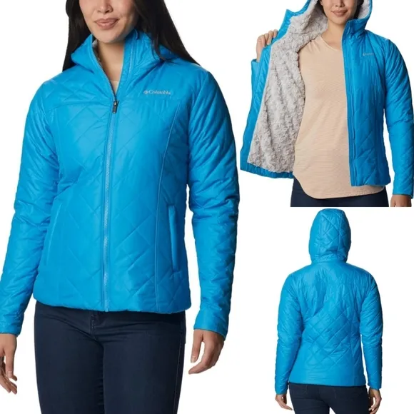 Columbia | Copper Crest Blue Fleece Lined Hooded Jacket