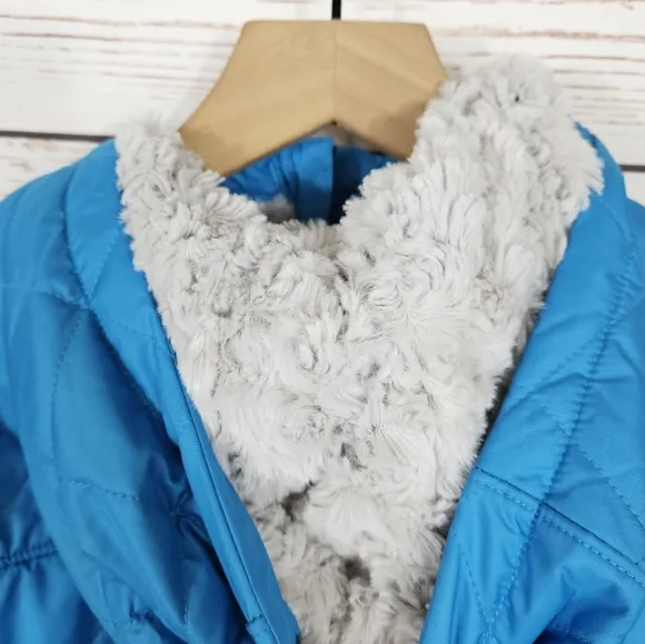Columbia | Copper Crest Blue Fleece Lined Hooded Jacket