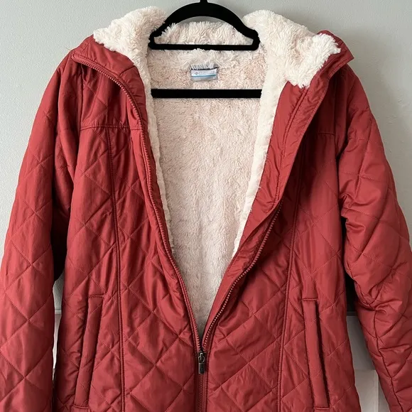 Columbia Women's Copper Crest Quilted Hooded Jacket