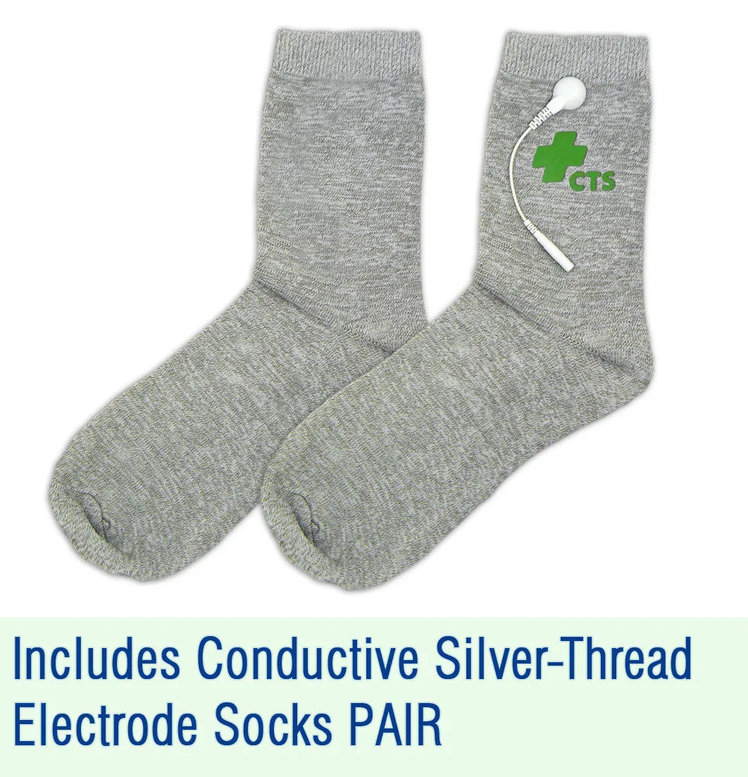 Conductive Electrode Socks Pair Package