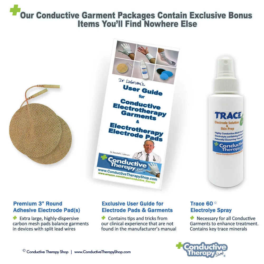 Conductive Electrode Socks Pair Package