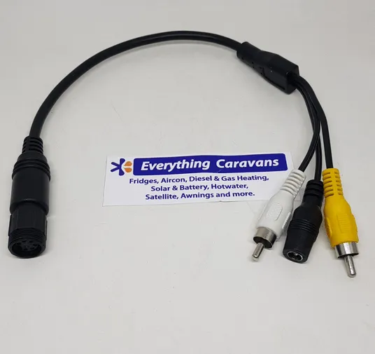 Connect Waeco Dometic Rear View Camera to Different Non Waeco Monitor - Waeco 6 Pin to Rca  - No Longer Available