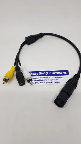 Connect Waeco Dometic Rear View Camera to Different Non Waeco Monitor - Waeco 6 Pin to Rca  - No Longer Available