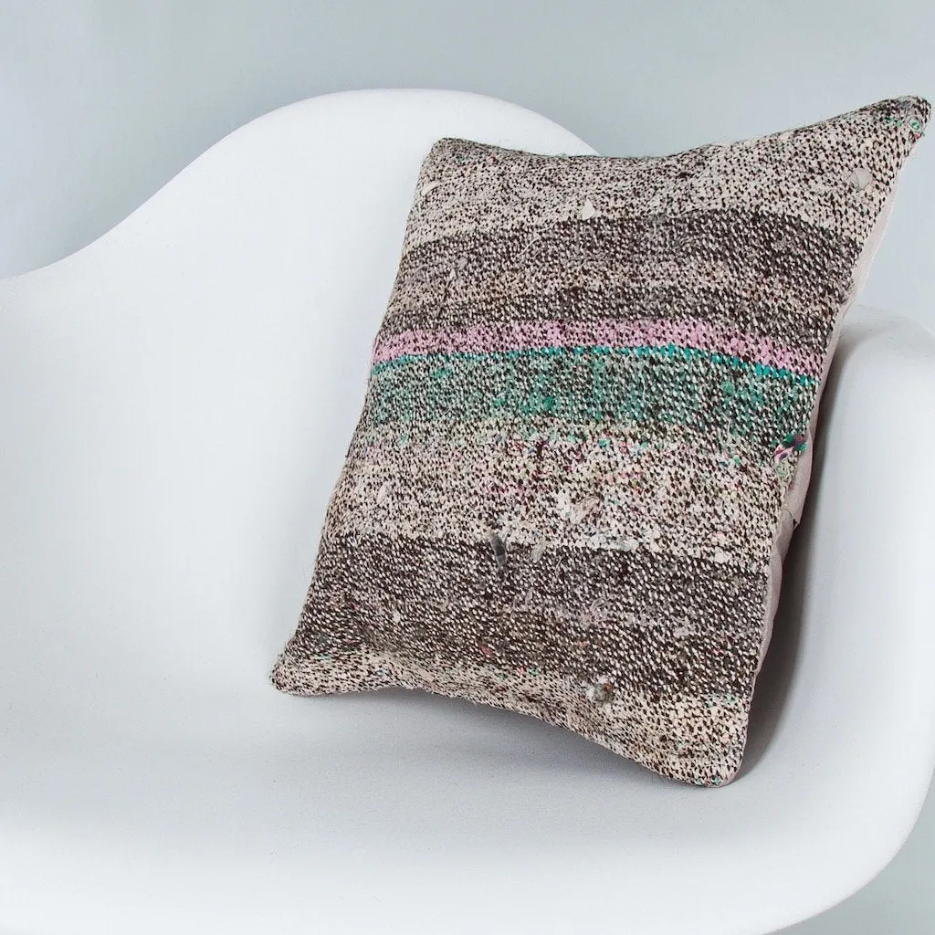 Contemporary Multiple Color Kilim Pillow Cover 16x16 7783