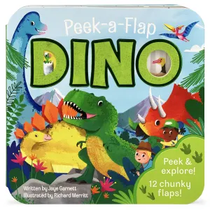 Cottage Door Press: Peek-a-Flap Dino Board Book