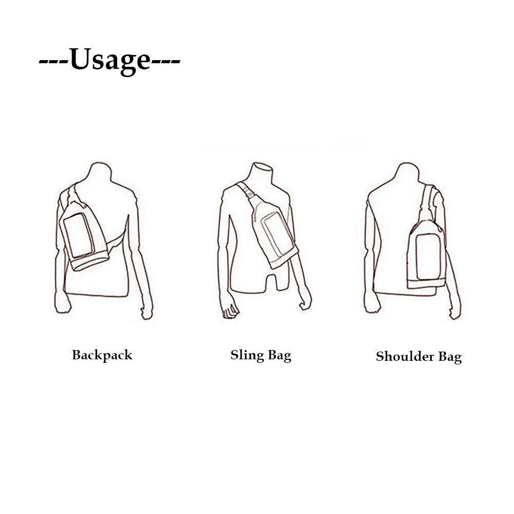 Cylinder Sling Bag Men