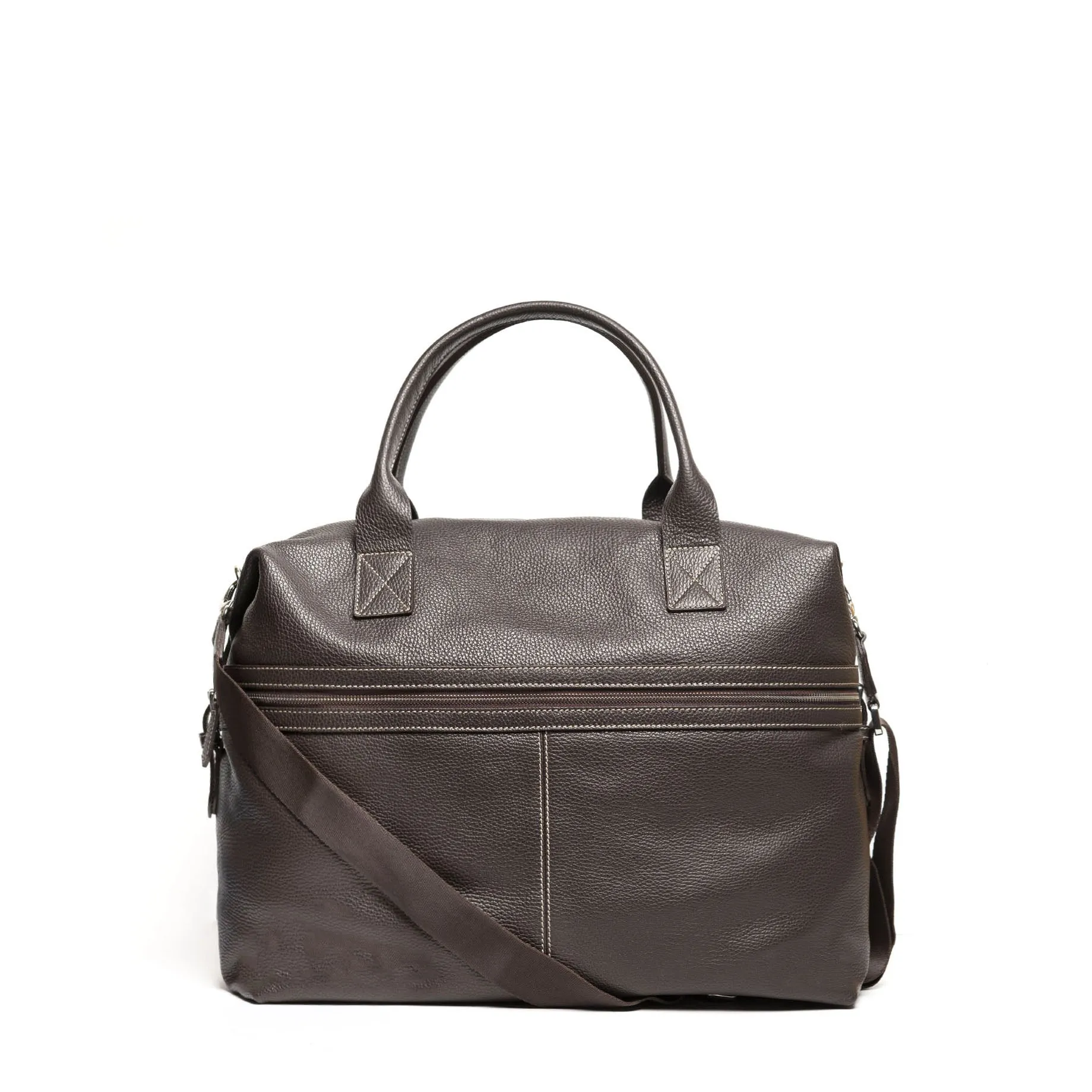 DARK BROWN TRAVEL BAG