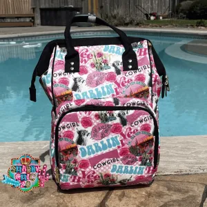 Darlin' Cowgirl Diaper Bag Backpack