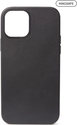 Decoded iPhone 12 Pro Max(MS) Leather Backcover Case - Black