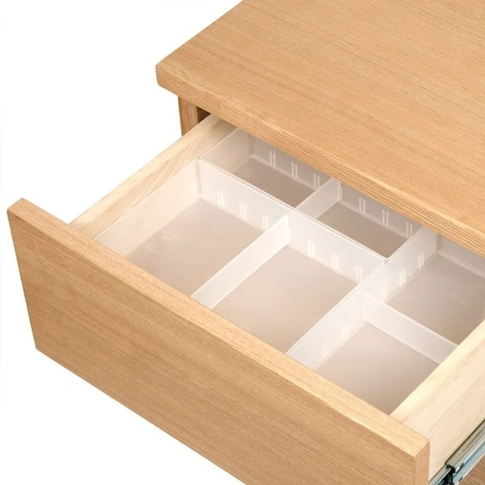 Desk organizer tray partition plate for tray 4, set of 3