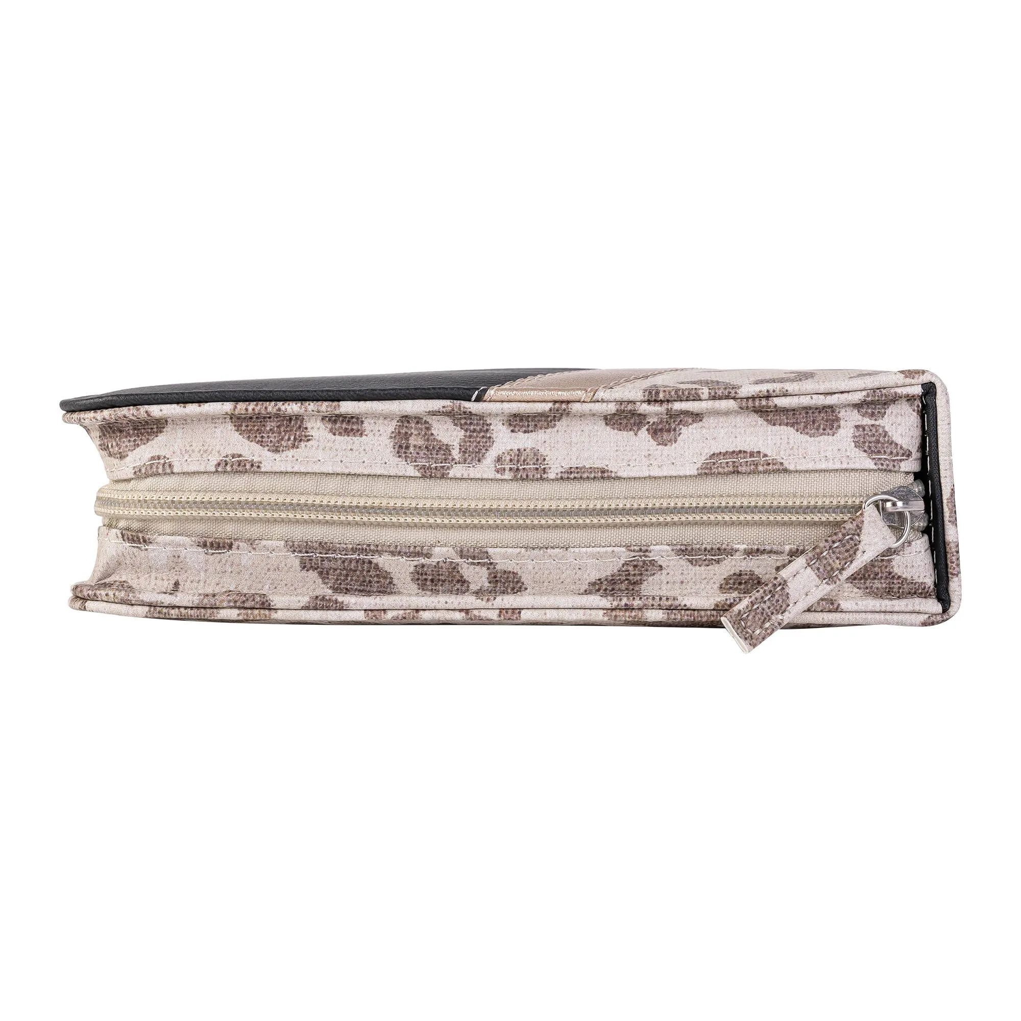 Divine Details: Bible Cover - Leopard w/Metallic Gold: Large