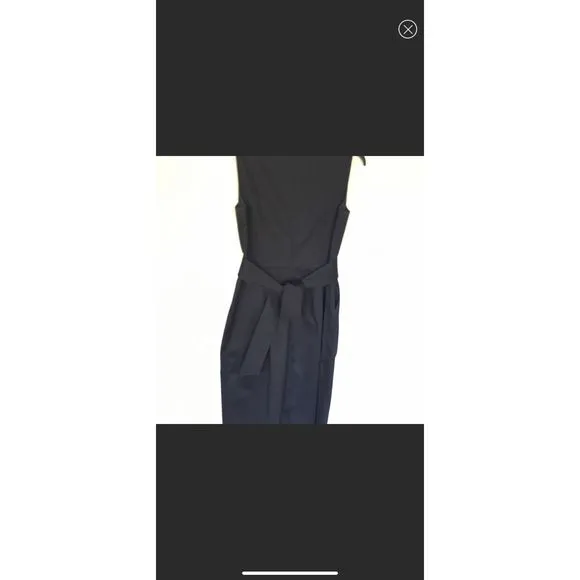 DKNY Black Sleeveless Cotton Dress Sz 10