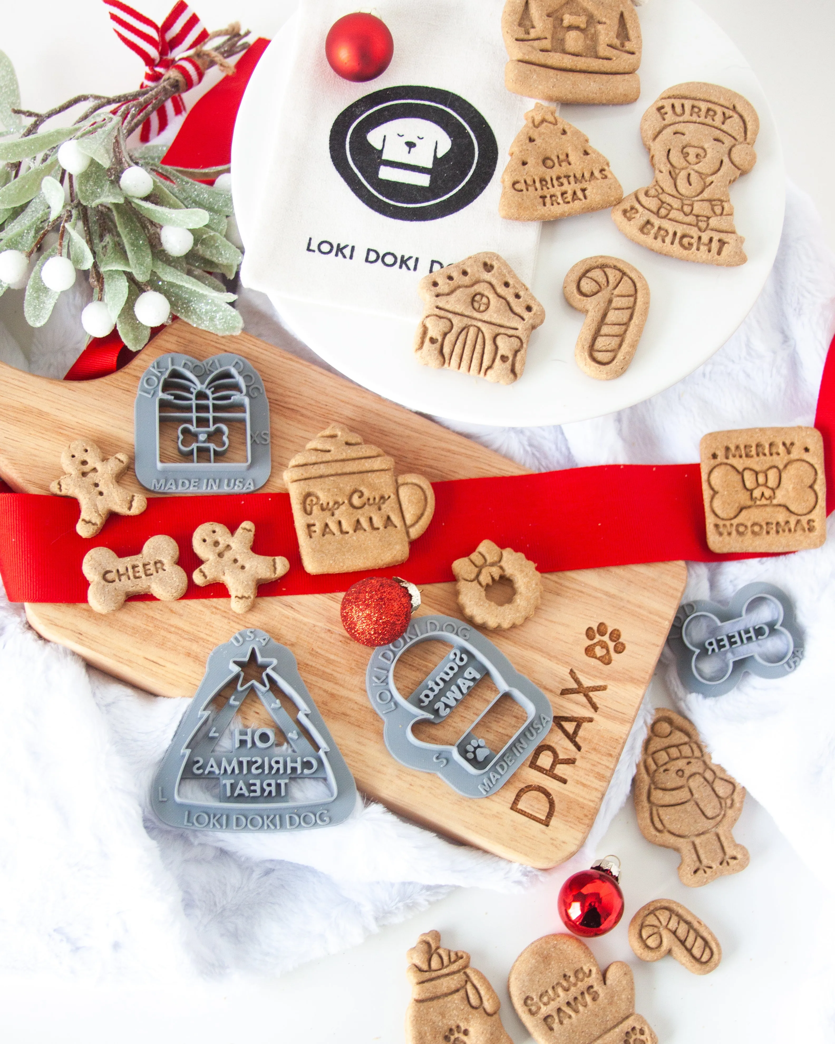 Doghouse in a Winter Wonderland -Snow Globe Shape Cookie Cutter