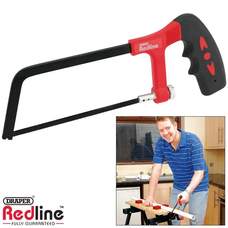 Draper 68819 6" 150Mm Heavy Duty Junior Hacksaw Soft Grip Handle Hack Saw With Blade