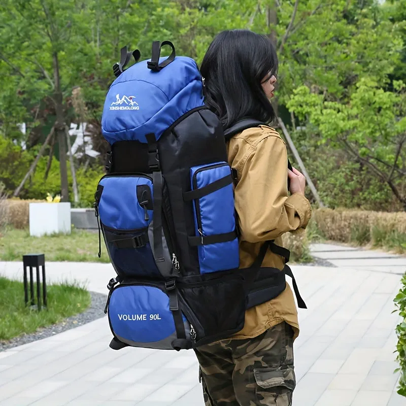 Durable Nylon Backpack for Camping & Travel Large Capacity