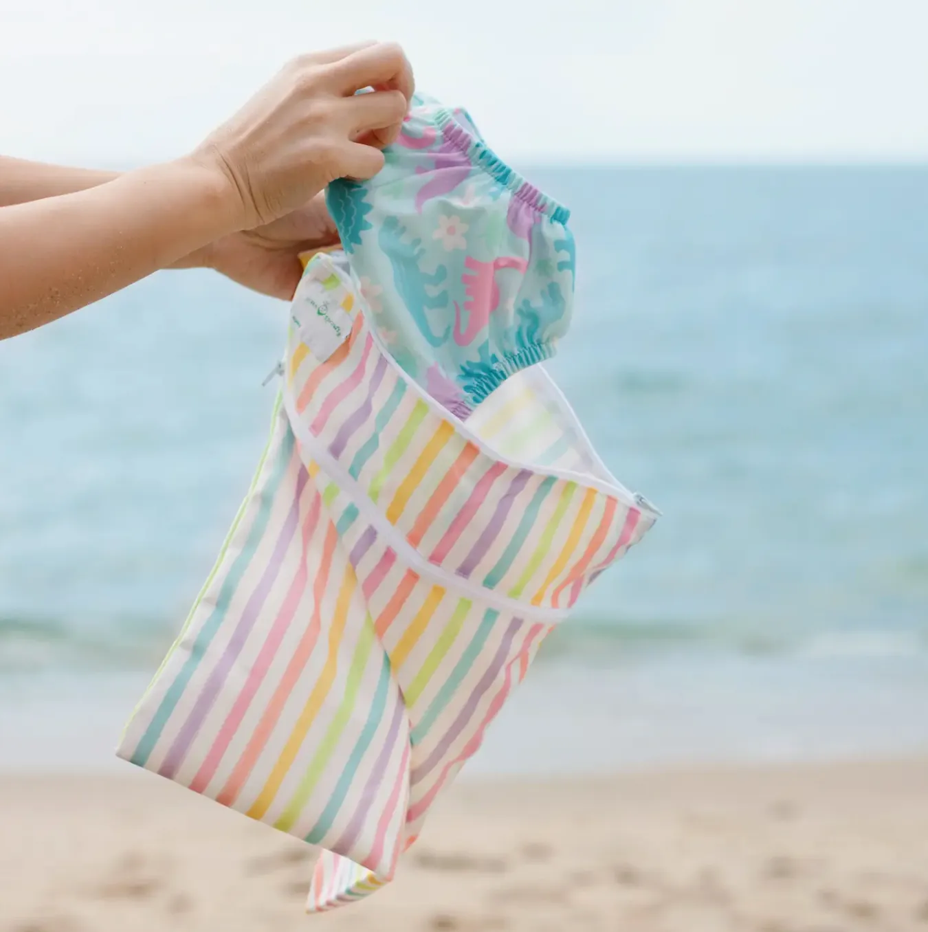 eco wet and dry bag(rainbow)