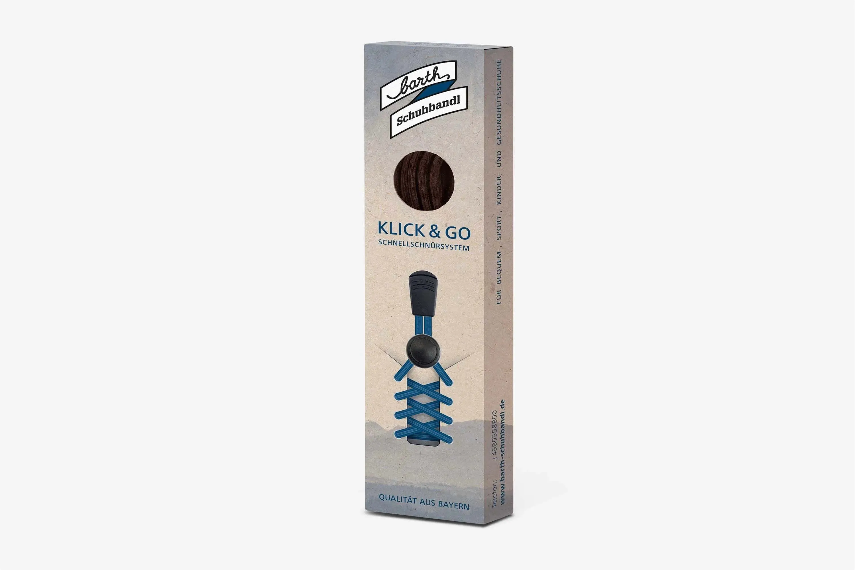 Elastisches Schnürsystem „Klick & Go“ - Dark Brown