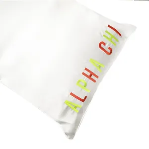 Embroidered Satin Pillowcase