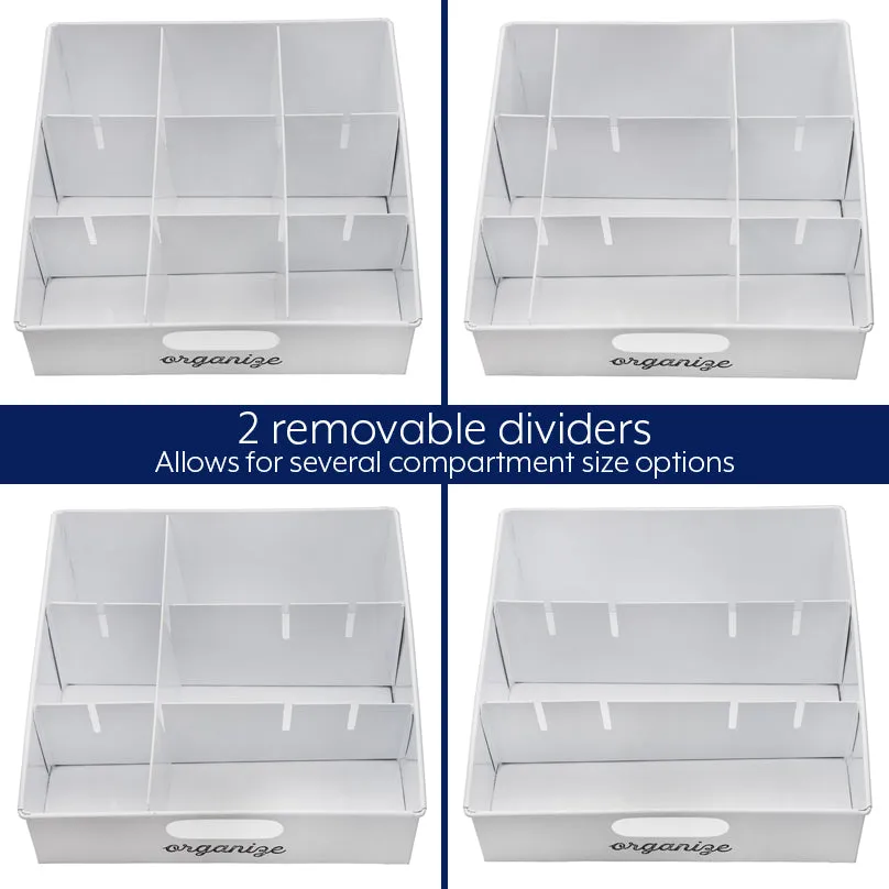 Enamelware Farmhouse Snack Caddy (White, Case of 8)