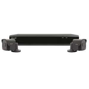 ESP REKIP4KB2G Rekor IP 4 Channel POE 2MP 2 Grey Bullet Camera Kit (1TB)
