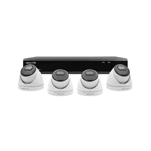 ESP RHD4KD4W1TB Rekor HD 4 Channel HD 1TB 4x White Dome Camera Kit