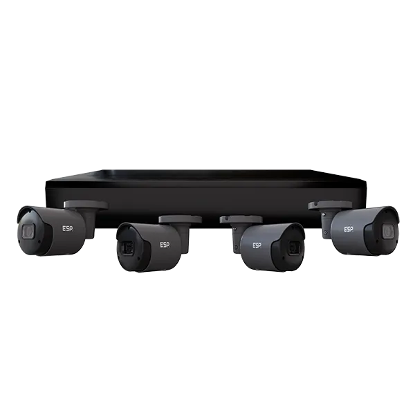 ESP RHD8KB4B RekorHD 2MP Analogue 8CH 4 Camera Bullet Kit 1TB Black